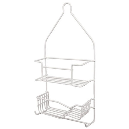 *** Double Layer,Plastic,Coated Shower Caddy                         Special Order Item (Extended Lead Time 35-50 Days)