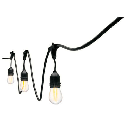 *** Outdoor String Lights, 7.3 M 12 Led Bulb                         Special Order Item (Extended Lead Time 35-50 Days)