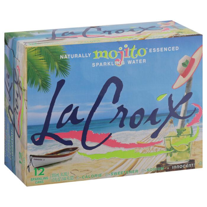 Lacroix, Mojito Essenced Sparkling Water, Case Of 2, 12/12 Oz - Image 1