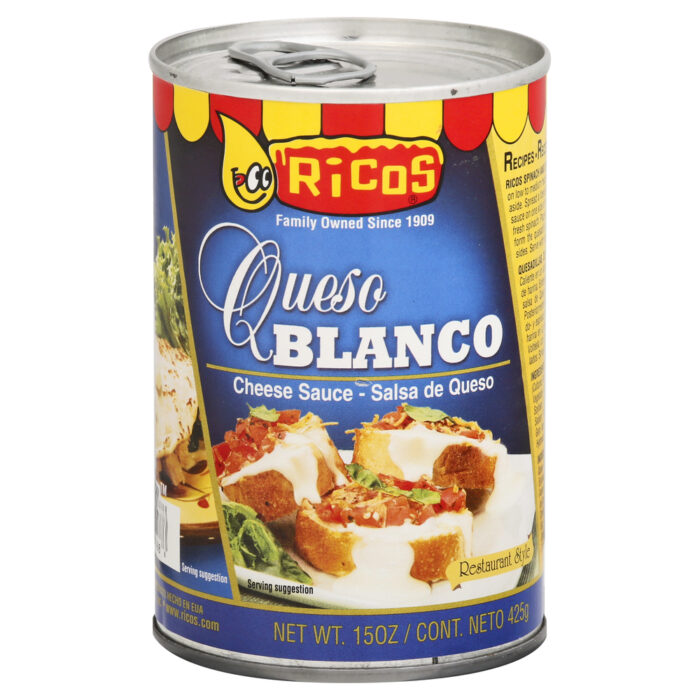 Ricos, Restaurant Style Queso Blanco Cheese Sauce, Case Of 12, 15 Oz. - Image 1