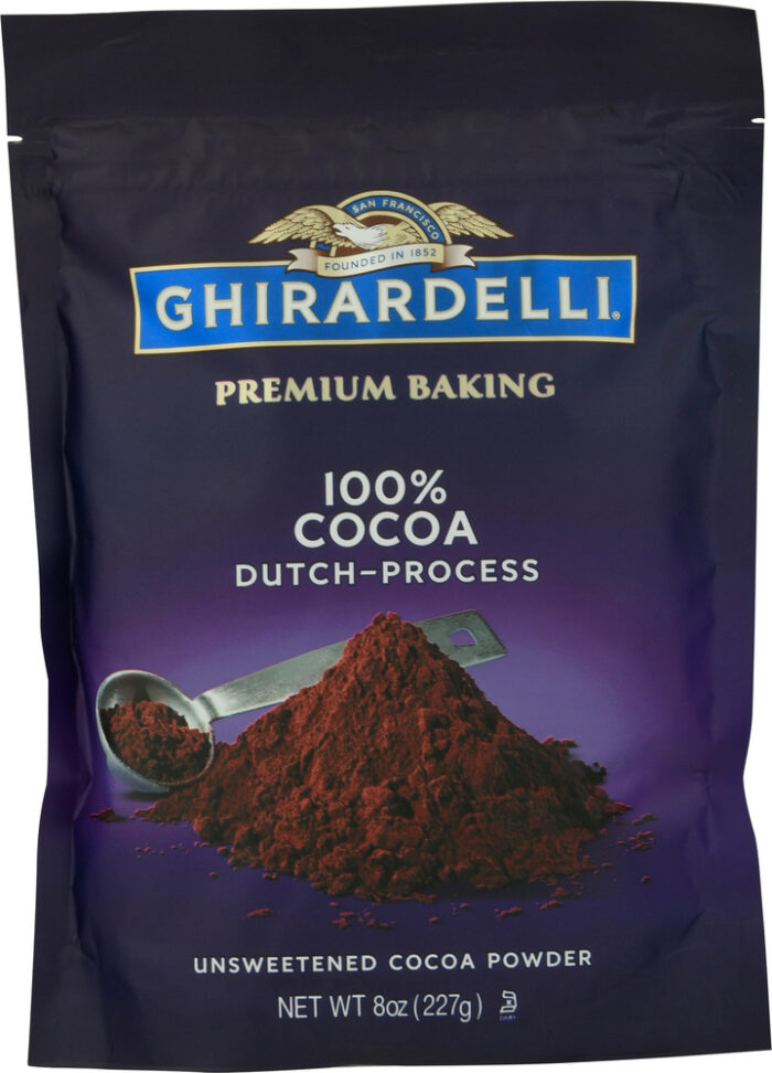 Ghirardelli, Unsweetened 100% Cocoa Powder, Case Of 6, 8 Oz - Image 1
