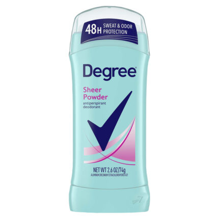 Degree, Original Antiperspirant Deodorant Sheer Powder, Case Of 6, 2.6 Oz