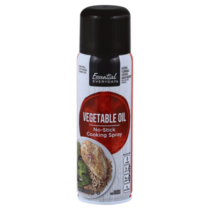 Essential Everyday, Vegetable Oil No Stick Cooking Spray, Case Of 12, 6 Oz