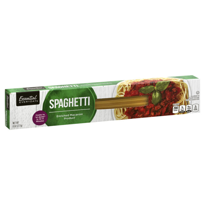 Essential Everyday, Spaghetti, Case Of 24, 8 Oz - Image 1