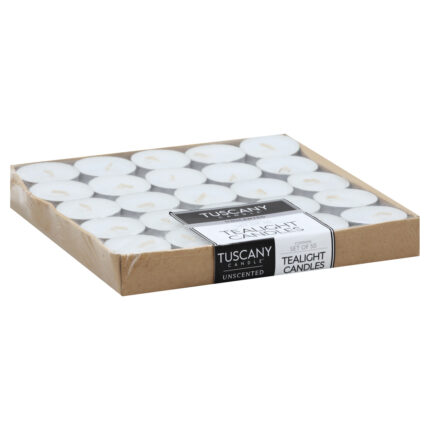 Tuscany Candle, Tealight Fragrance Free, Case Of 12, 50 Ct