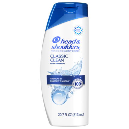 Head & Shoulders, Classic Clean Anti-Dandruff Daily Shampoo, Case Of 4, 20.7 Fl Oz