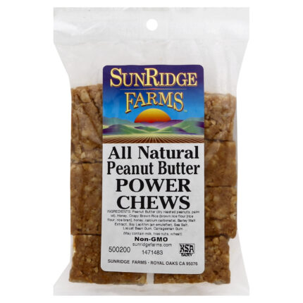 Sunrdg Chews,Power,Peanut Butter Lb