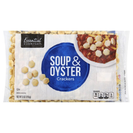 Essential Everyday, Soup & Oyster Crackers, Case Of 12, 9 Oz
