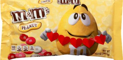 M&M'S, Milk Chocolate  Peanut Candies, Case Of 36, 10 Oz
