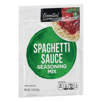 Essential Everyday, Spaghetti Sauce Seasoning Mix, Case Of 24, 1.5 Oz