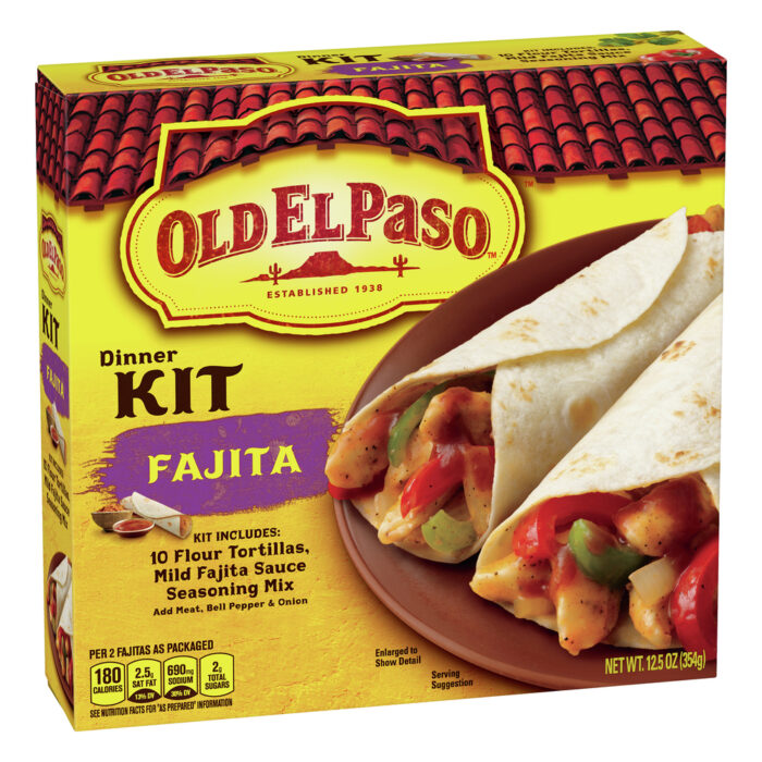 Old El Paso, Fajita Dinner Kit Box, Case Of 12, 12.5 Oz - Image 1
