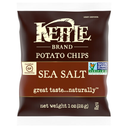 Kettle Potato Chips,Sea Salt 1 Oz