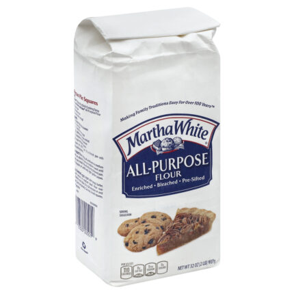 Martha White, Enriched Bleached Pre Sifted All Purpose Flour, Case Of 12, 32 Oz