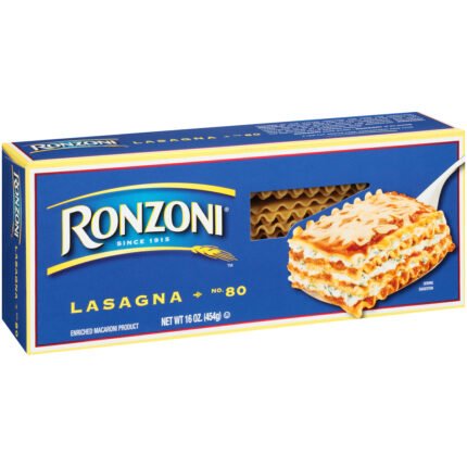 Ronzoni, Lasagna Pasta Box, Case Of 12, 16 Oz