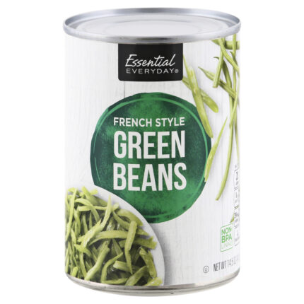 Essential Everyday, French Style Green Beans, Case Of 24, 14.5 Oz