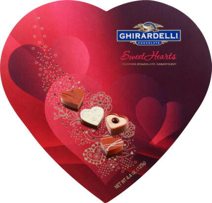 Ghirardelli, Sweet Hearts Assorted Chocolate, Case Of 8, 4.4 Oz