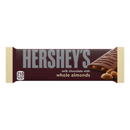 Hershey'S, Milk Chocolate With Almonds Candy Bars, Case Of 36, 1.45 Oz