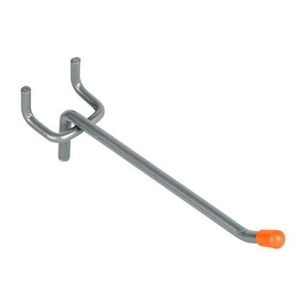 4" Straight Hook For Pegboard