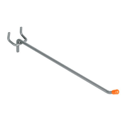 8" Straight Hook For Pegboard