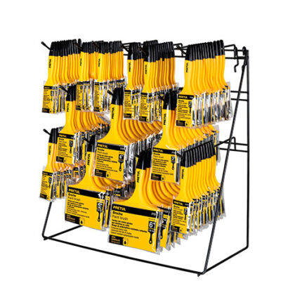 Display Rack With Paint Brushes