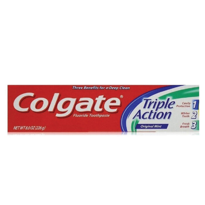Colgate Toothpaste 8 Oz Triple Action - Image 1