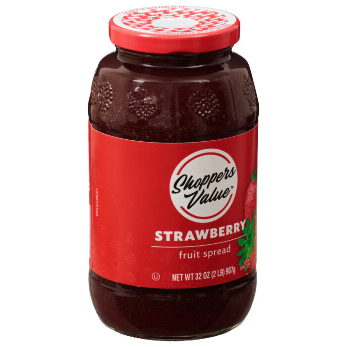 Shoppers Value, Strawberry Fruit Spread, Case Of 12, 32 Oz - Image 1