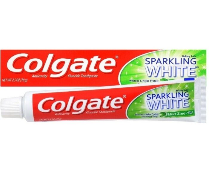 Colgate Toothpaste 2.5 Oz Sparking White Mint Zing - Image 1