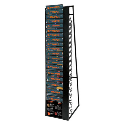 Display Rack For 19 Sheets Of Sandpaper
