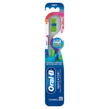Oral B, Indicator Contour Clean Toothbrush Soft Bristles, Case Of 6, 1 Ct