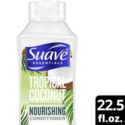 Suave, Essentials Tropical Coconut Nourishing Conditioner, Case Of 6, 22.5 Fl Oz