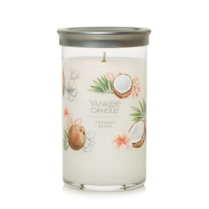 Yankee Candle, Jar Candle Perfect Pillar Coconut Beach, Case Of 4, 12 Oz