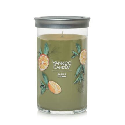Yankee Candle, Jar Candle Perfect Pillar Sage And Citrus, Case Of 4, 12 Oz
