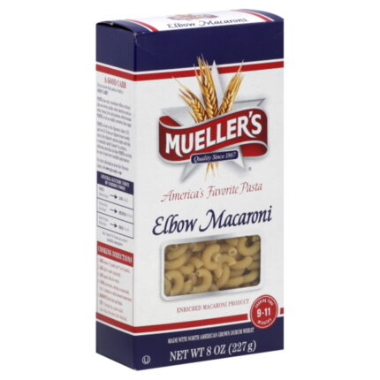 Mueller'S, Elbow Macaroni, Case Of 24, 8 Oz