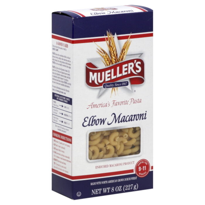 Mueller'S, Elbow Macaroni, Case Of 24, 8 Oz - Image 1