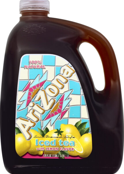 Arizona, Iced Tea Lemon Flavor, Case Of 4, 128 Fl Oz