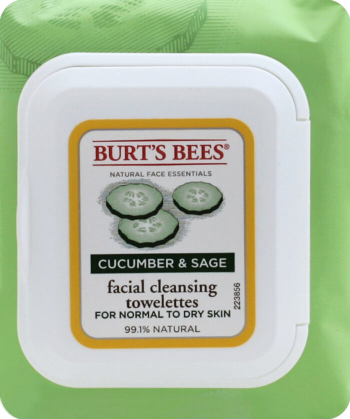 Burtsb Face Towel, Cucu Mint 30 Ct - Image 1