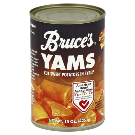 Bruce, Yams Cut Sweet Potatoes In Syrup, Case Of 12, 15 Oz