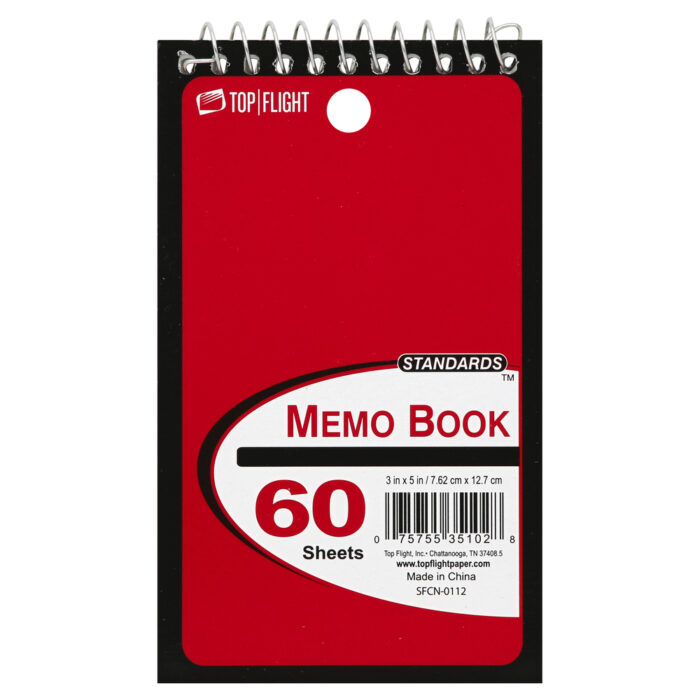Top Flght, Memo Book, Case Of 12, 60 Ct - Image 1