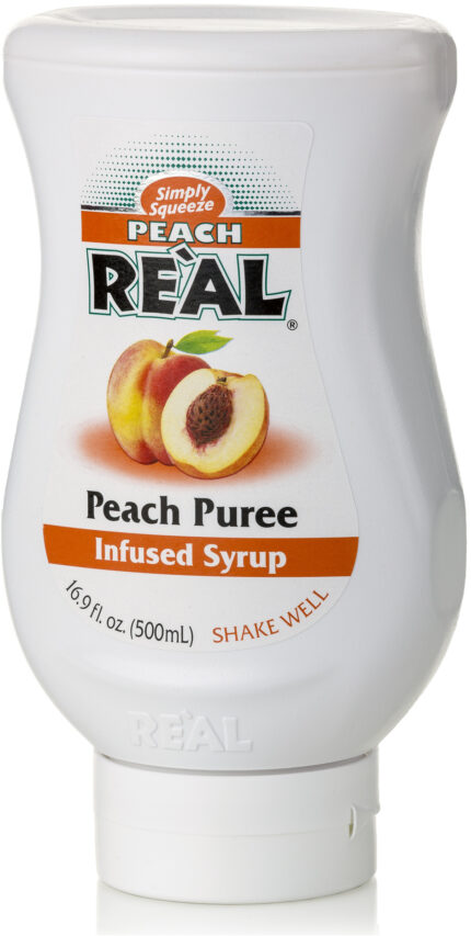 Realct Syrup,Peach Infused 16.9 Fz