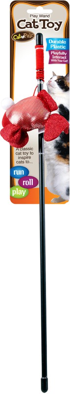 Frontline, Bow Wow Cat Toy Wand Assorted, Case Of 3, 1 Ct