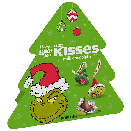 5361926261jpg_Barcode20LookUp.jpg Hershey'S, Kisses Grinch Milk Chocolate Candy Christmas Gift Box, Case Of 6, 6.5 Oz - Image 1