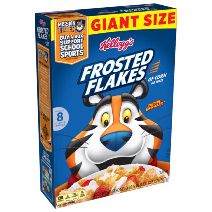 Kellogg'S, Frosted Flakes Cereal Giant Size, Case Of 10, 28.5 Oz