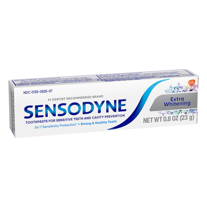 Navajo, Sensodyne Extra Whitening Toothpaste, Case Of 12, 0.8 Oz - Image 1