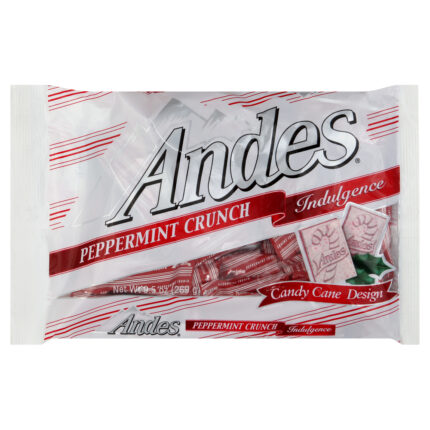 Andes, Peppermint Crunch Mints, Case Of 12, 9.5 Oz