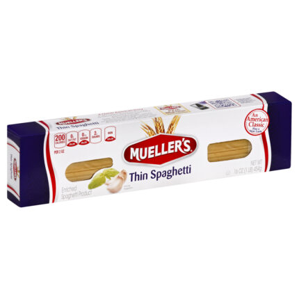 Mueller'S, Thin Spaghetti, Case Of 20, 16 Oz