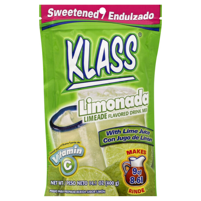 Klass, Lemonade Flavored Drink Mix, Case Of 18, 14.1 Oz - Image 1