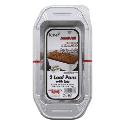 Handifoil, 2 Loaf Pans With Lids, Case Of 9, 2 Ct