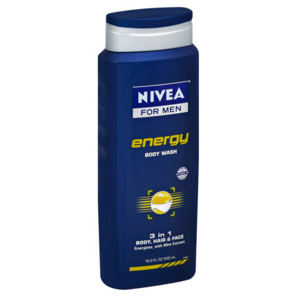 Nivea, Energy 3 In 1 Body Wash, Case Of 3, 16.9 Fl Oz