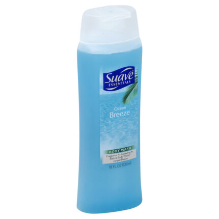 Suave, Essentials Ocean Breeze Body Wash, Case Of 6, 18 Fl Oz