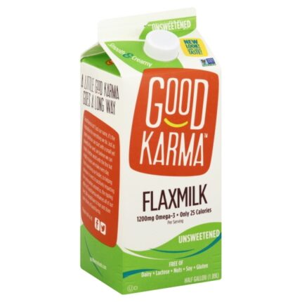 Goodk Flax Milk,Unsweetened 64 Fz